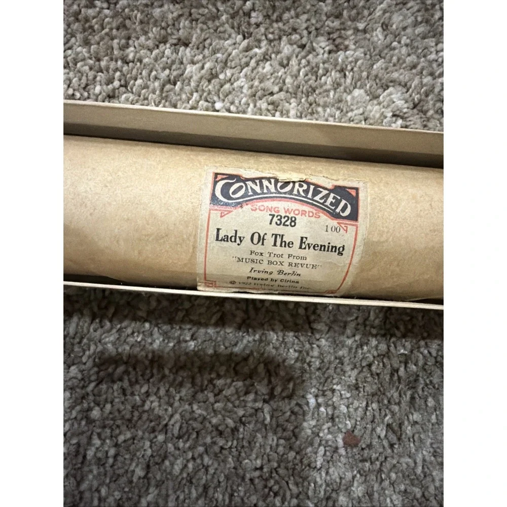 Vintage‎ QRS Player Piano Word Rolls. Lot Of 4. See Pics